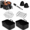 Air Fryer Rack Silicone Pot Accessories for Ninja Dual 2021607