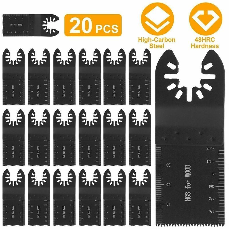 20pcs Multi Tool Oscillating Saw Blades 3654607