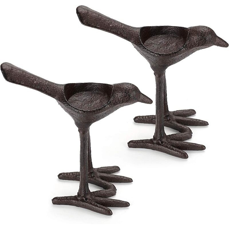 Candle Holder Cast Iron Retro Bird Tealight Holders 2035803