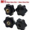 20pcs Tightening Nut M10 Manual Clamping Knob Thumb Nuts 3652806