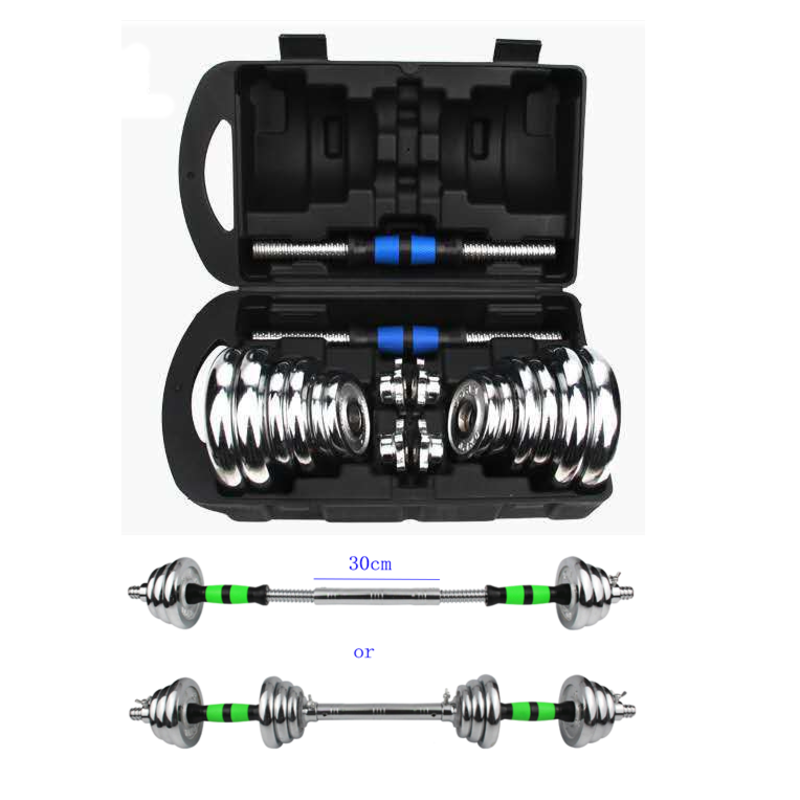 20Kg Cast Iron Dumbbell Barbell Set 2037402