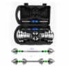 20Kg Cast Iron Dumbbell Barbell Set 2037402