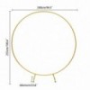 2.4M Gold Circle Arch Metal Flower Frame Wedding Decoration 2034602