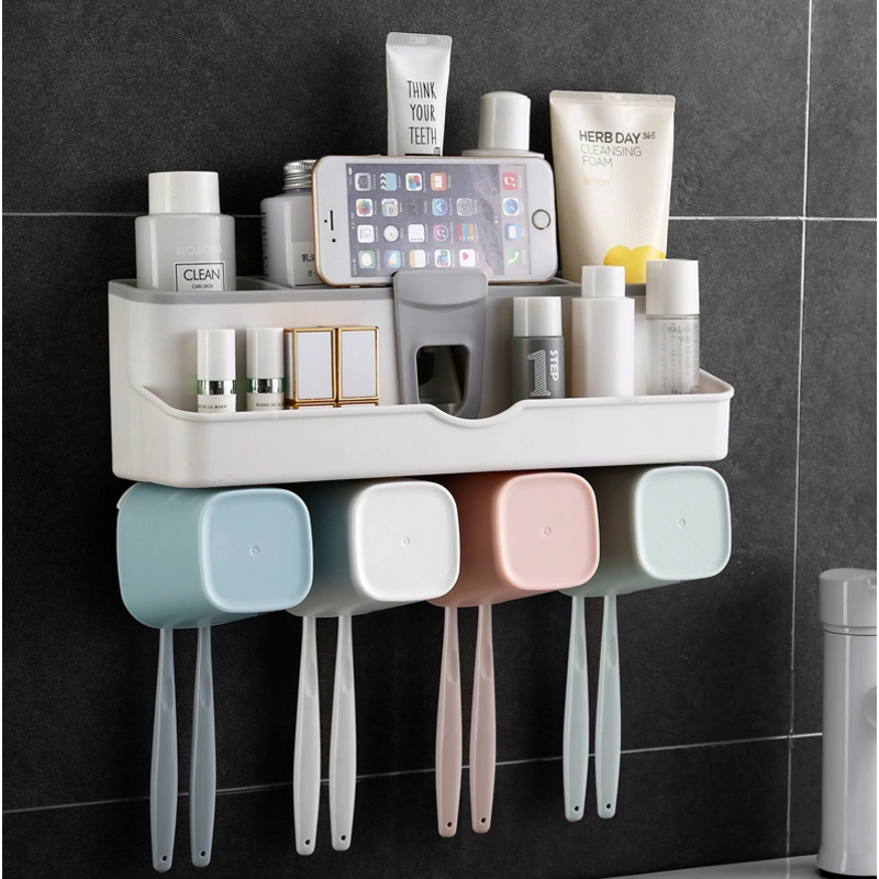 Toothbrush Holder Rack Bathroom Storage Organiser 2033802