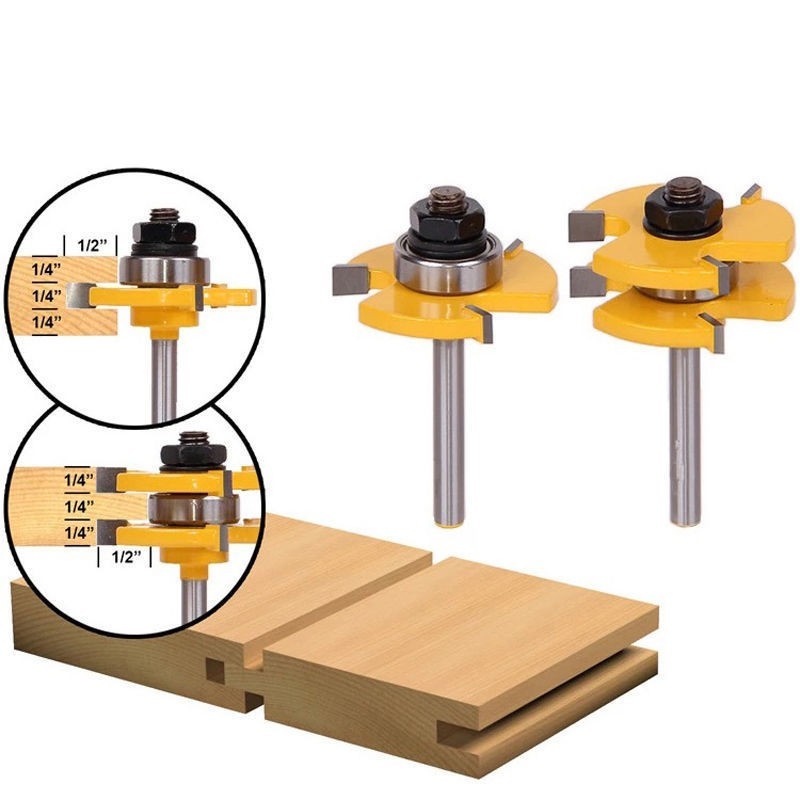 Tongue & Groove Router Bit 1/4 Shank 3647620