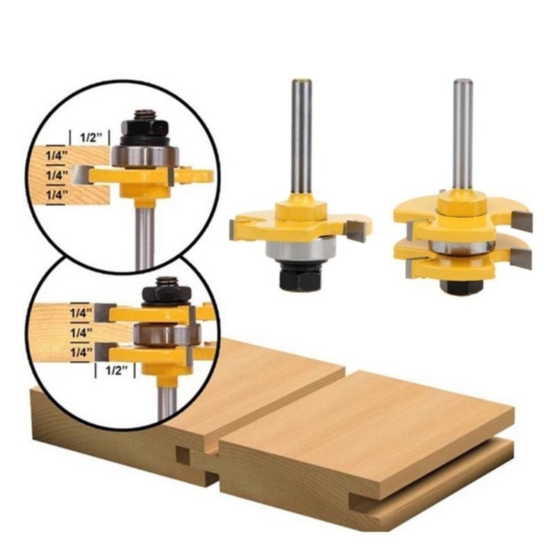 Tongue & Groove Router Bit 1/2 12.7mm Shank 3647602