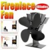 4 Blade Heat Powered Silent Fireplace Stove Fan 2032701