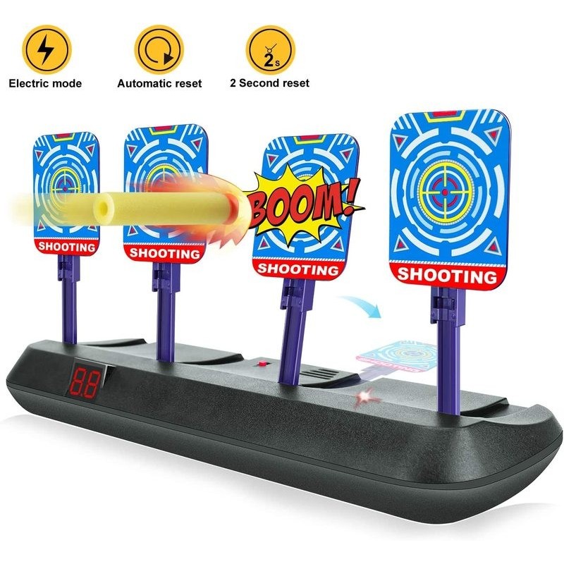 Shooting Target for Nerf Gun Electronic Scoring Auto Reset Targets 3644101