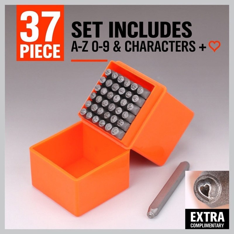 37pcs Letter Number Punch Set 3643701