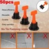 Tiles Leveler Spacers Tile Leveling System 50pcs 3635401