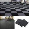 Carpet Tiles Mat Black 0.9KG Per Tile 3630401