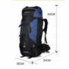 80L Tramping Pack Back Pack Bag Blue