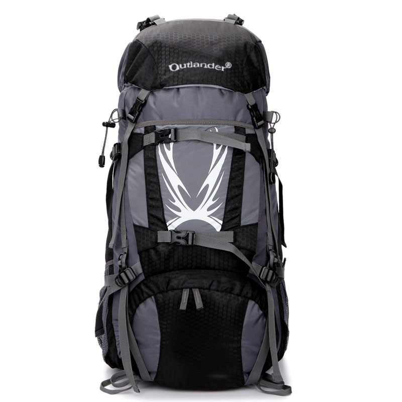 60L Tramping Pack Back Pack Bag Grey