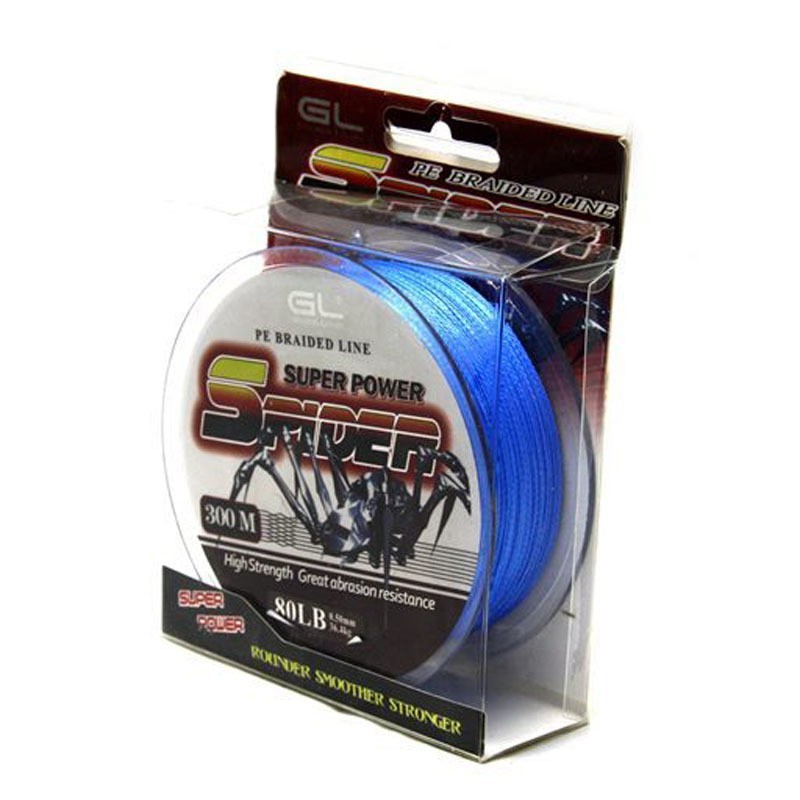 300M 20LB Blue High Strength DYNEEMA Braided Line