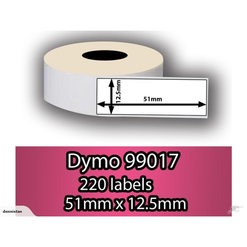 Dymo Compatible Printing WhiteLabel51x12.5mm 99017