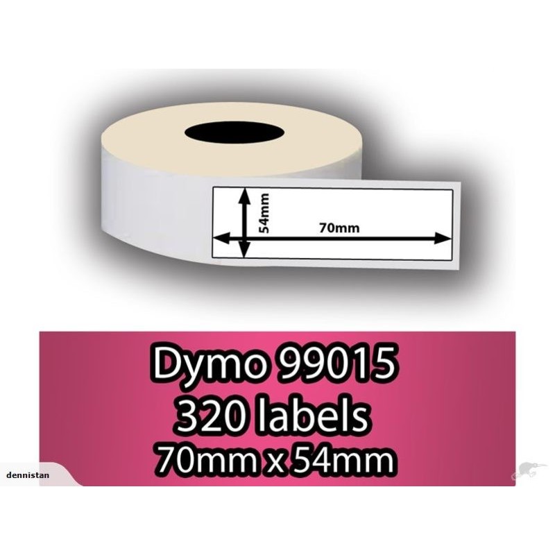 Dymo Compatible Printing White Label 70x54mm 99015