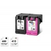 HP62 XL Black and Color Compatible Ink Cartridge for HP Printer DeskJet 5540