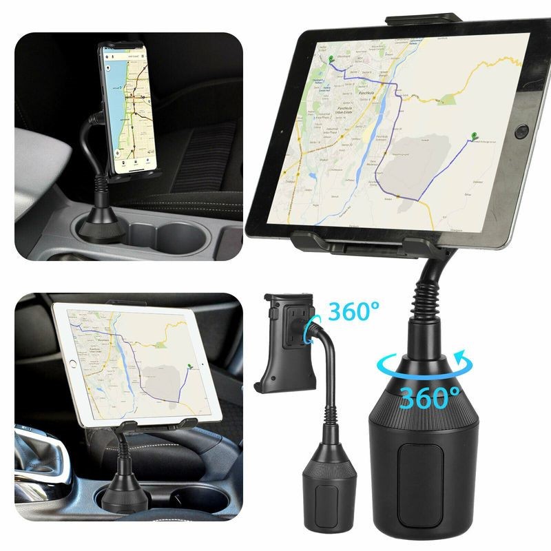 Adjustable Car Cup Holder Mount iPhone iPad