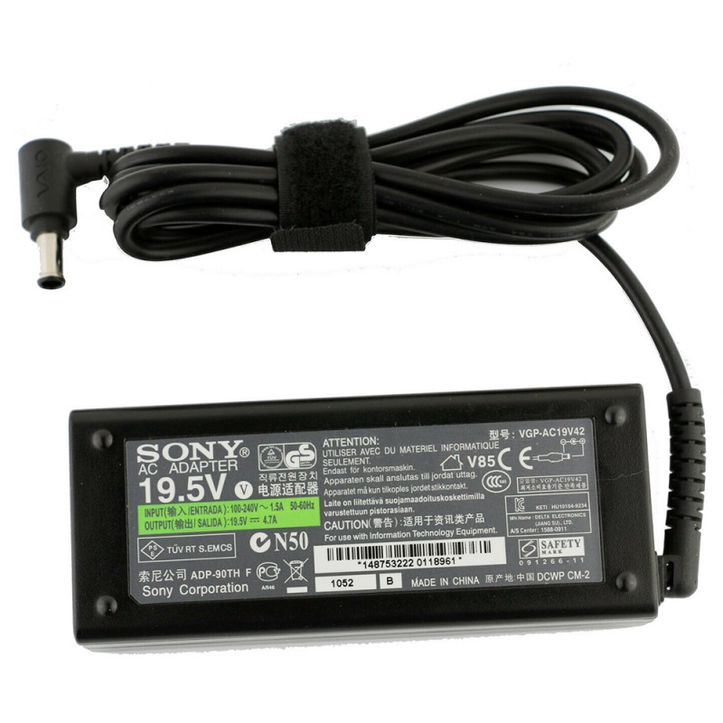 ORIGINAL SONY 19.5V 4.7A 90W POWER ADAPTER (6.5 x 4.4mm)