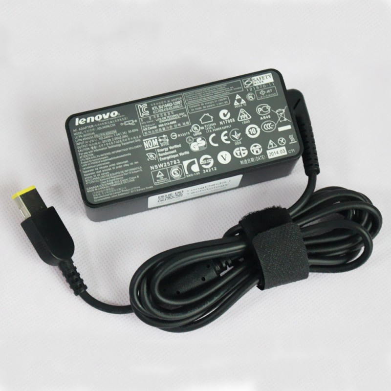 ORIGINAL LENOVO 20V 2.25A 45W POWER ADAPTER (10.5*4mm) Yellow Square