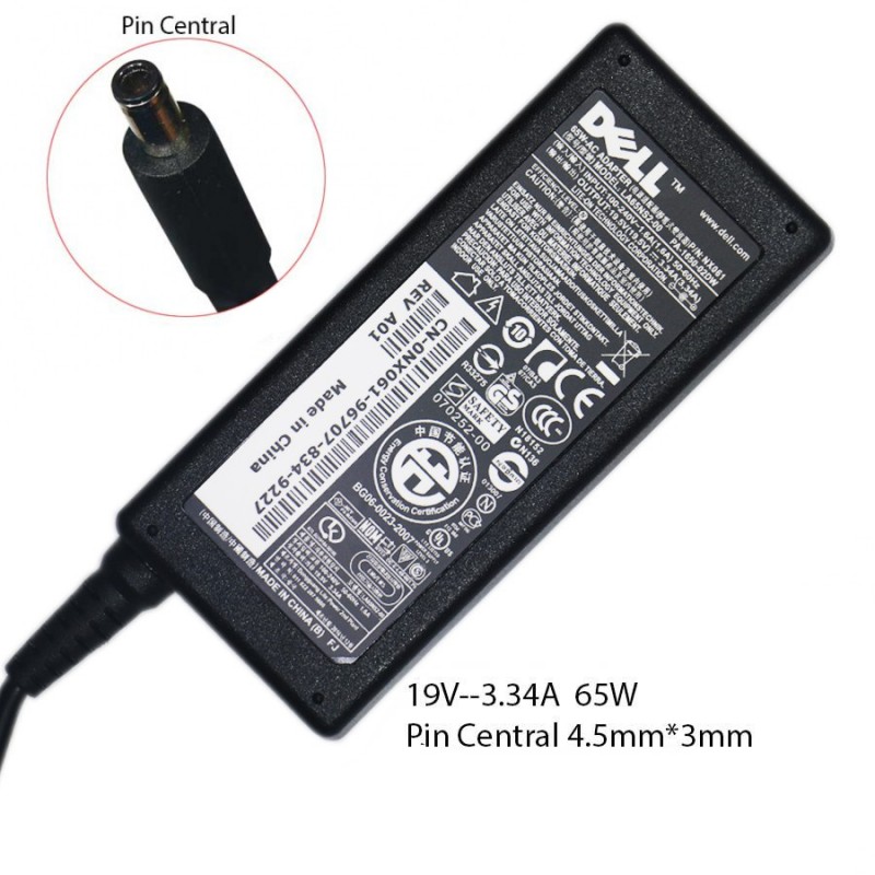 ORIGINAL DELL 19.5V 3.34A 65W POWER ADAPTR (4.5*3.0mm)