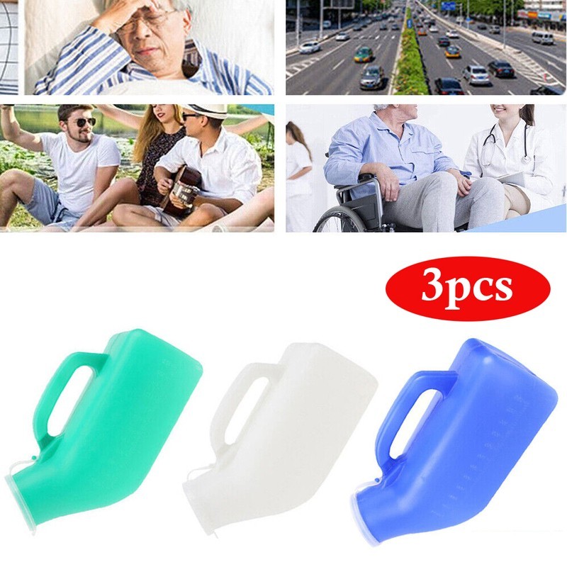 3 Urinal Pee Bottles 2040402