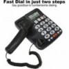 Big Button Phone Landline Telephone for Seniors with Emergency Dail 3669103