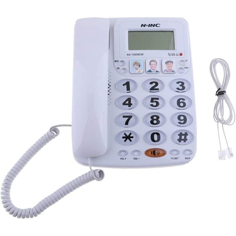 Big Button Phone Landline Telephone for Seniors with Emergency Dail 3669102